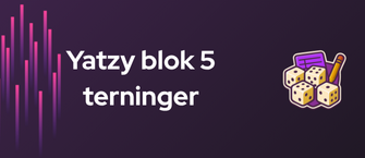 Yatzy blok 5 terninger
